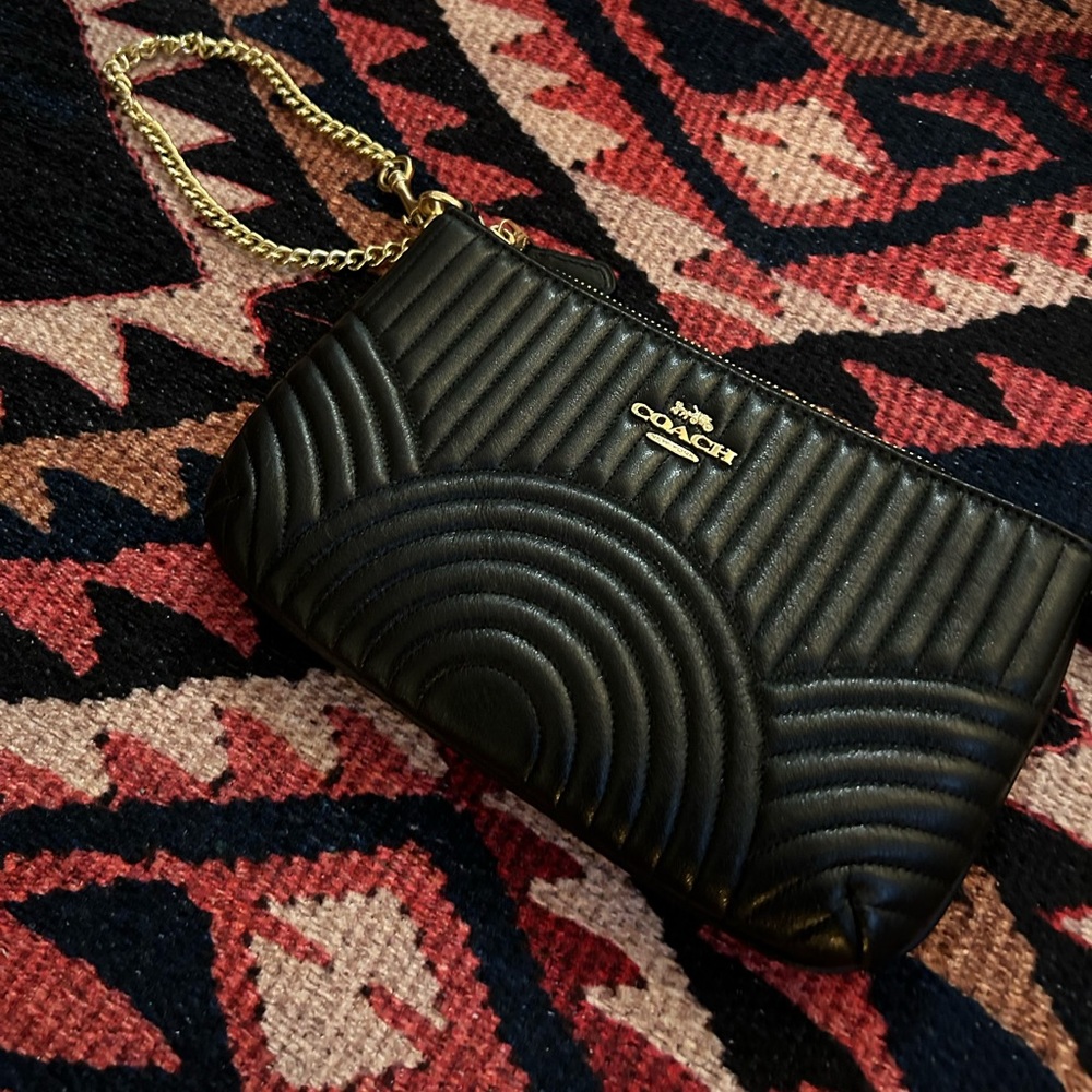 Black Coach Clutch/Wristlet